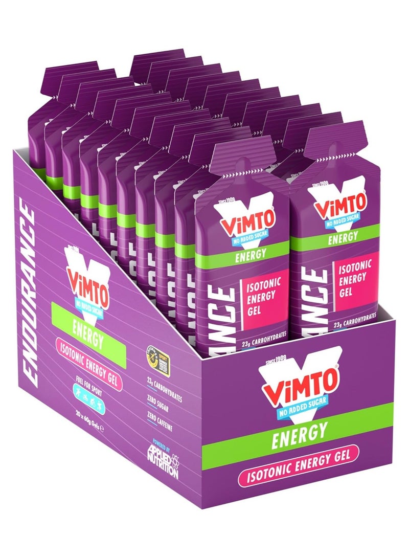 أبلايد نيوتريشن جل الطاقة الأيزوتوني للتحمل من أبلايد نيوترشن – نكهة فيمتو (20 × 60 جم) - Image 1